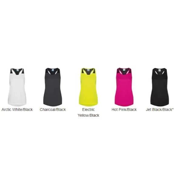 027JC Women's cool smooth workout vest