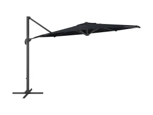 11.5ft Deluxe Offset Patio Umbrella - Black