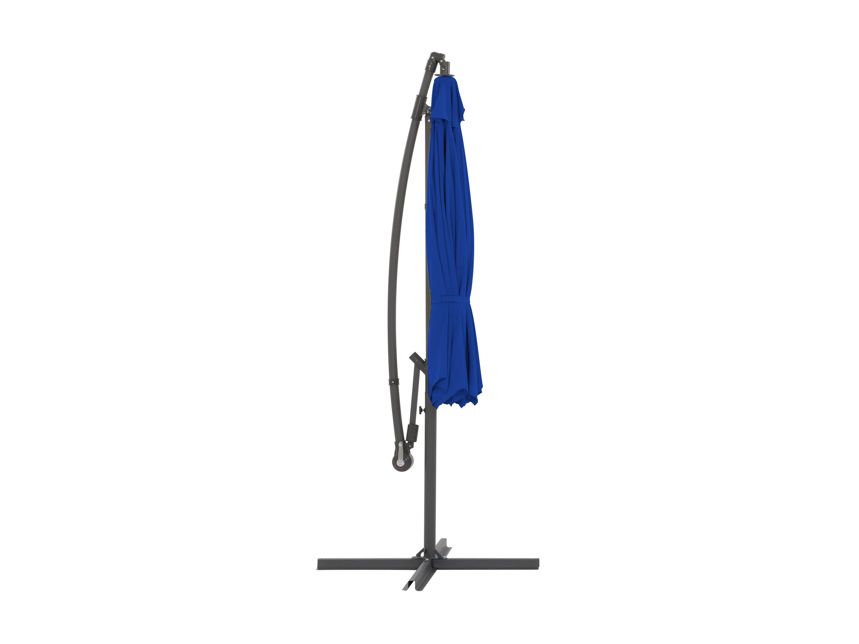 9.5ft Tilting Offset Patio Umbrella - Cobalt Blue