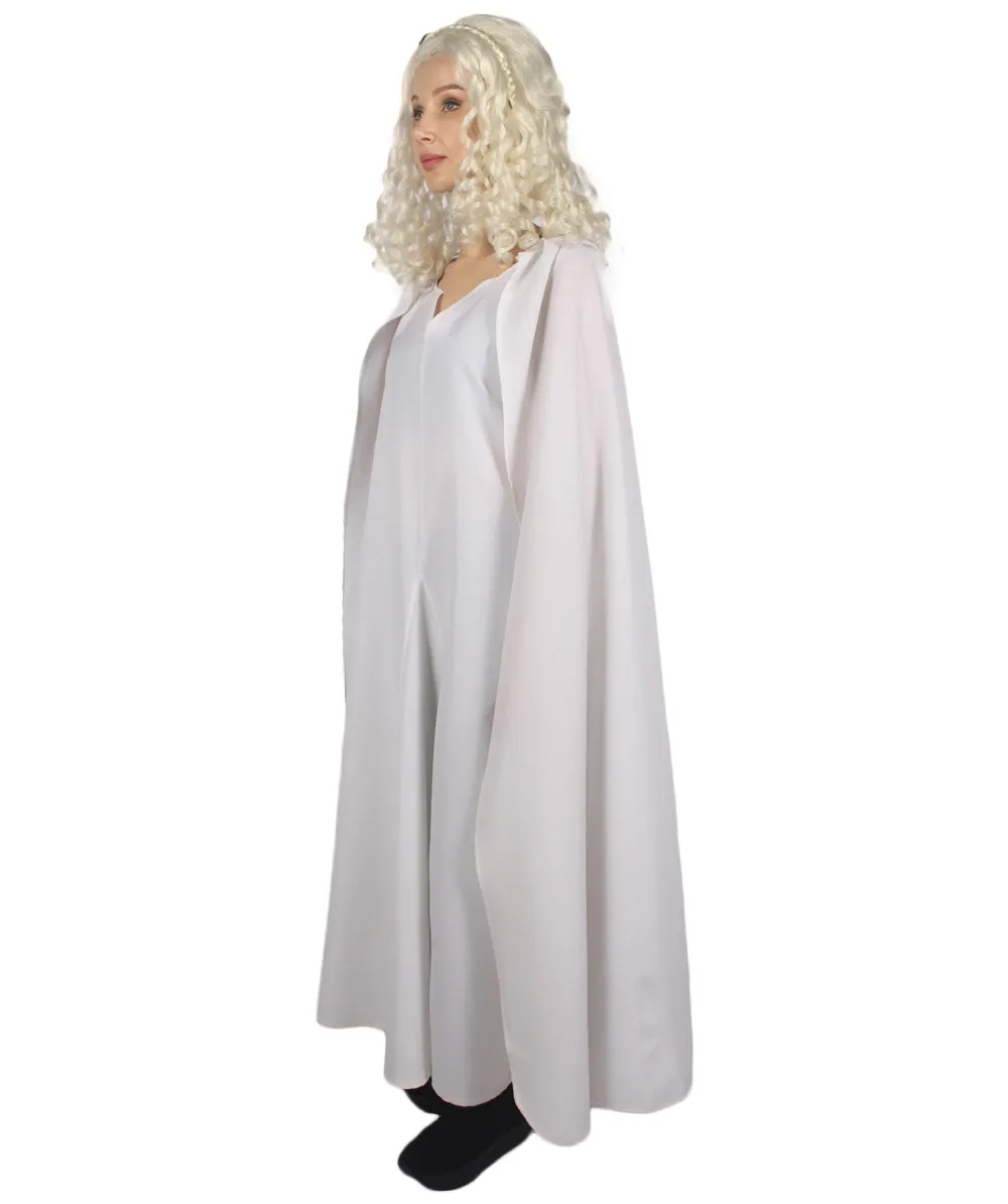 Adult Women's Queen Costume | White Cosplay Costume