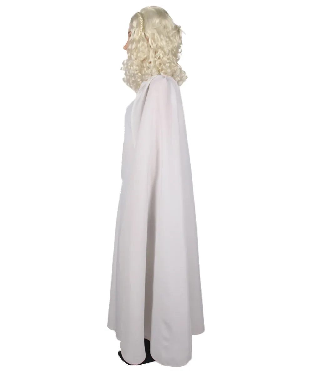 Adult Women's Queen Costume | White Cosplay Costume