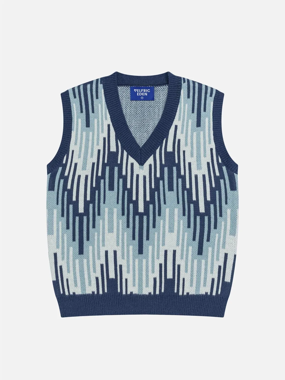 Aelfric Eden Color Blocking Stripe Sweater Vest