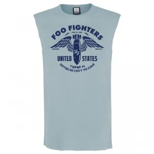 Amplified Mens One By One Foo Fighters Sleeveless Tank Top