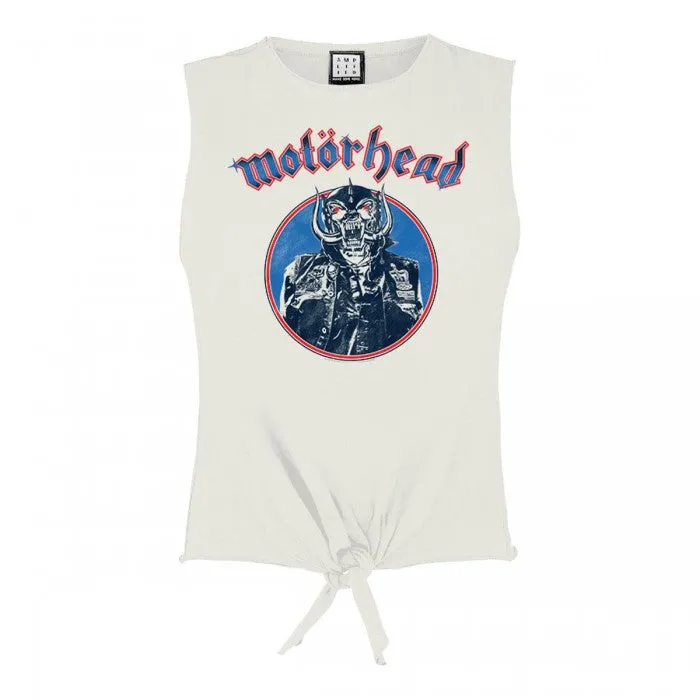 Amplified Womens/Ladies Biker Motorhead Vintage Crop Top