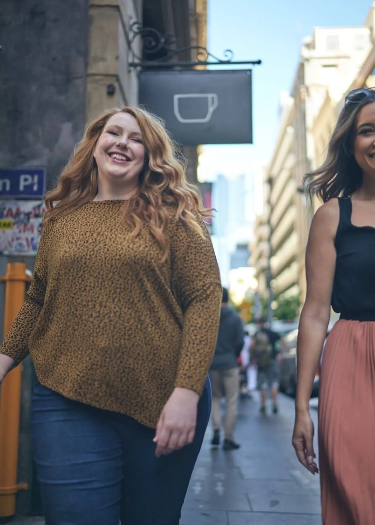 Asymmetric Top - Mustard Leopard