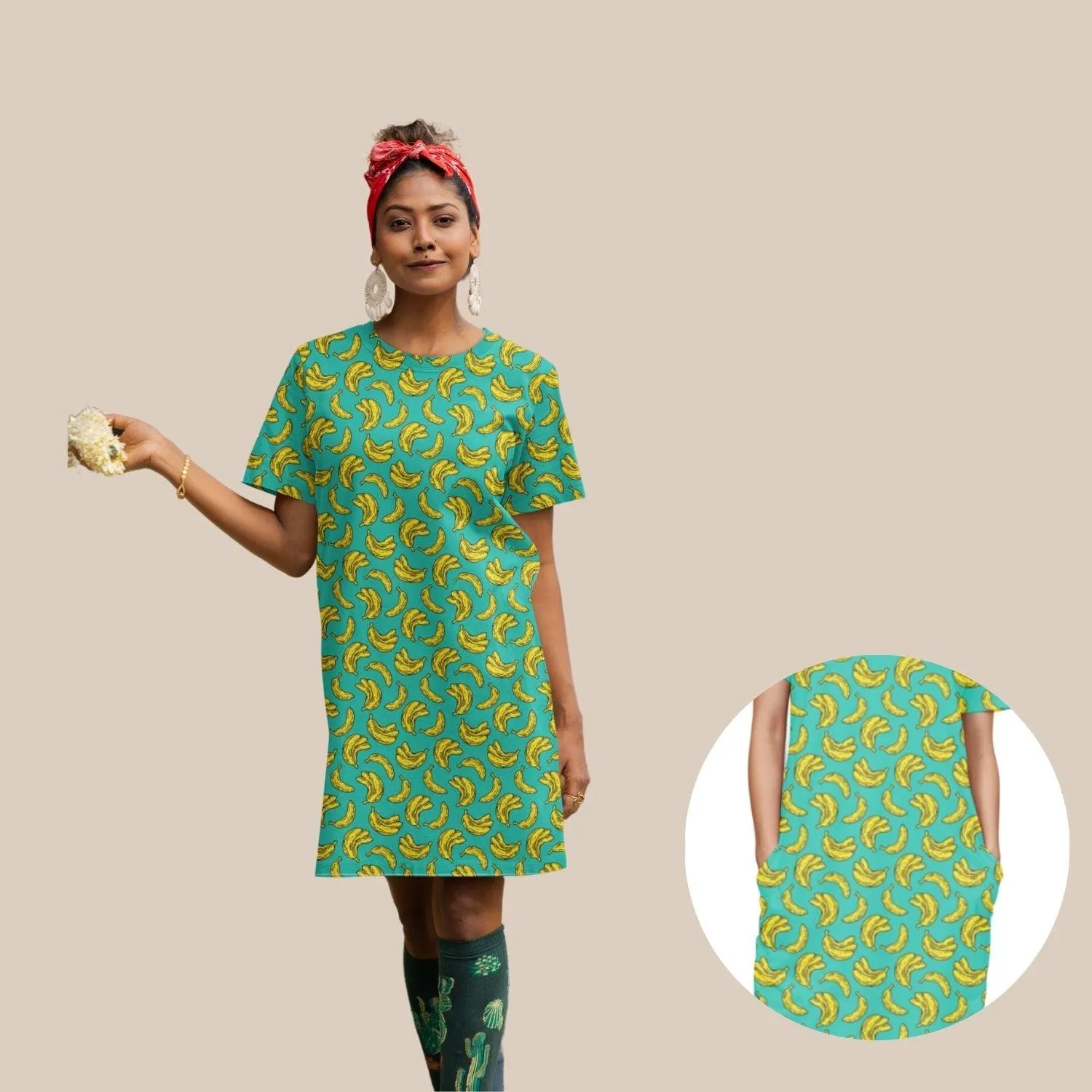 Banana - Women's T-Shirt Dress