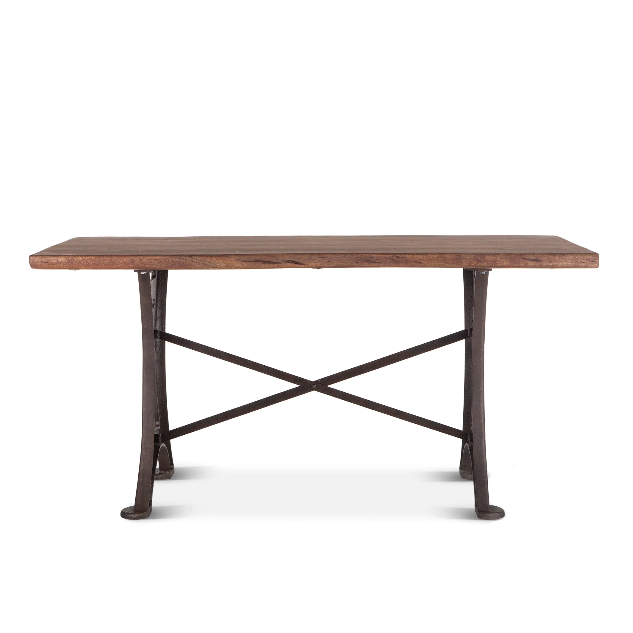 Blayne Rustic Farmhouse Gathering Dining Table