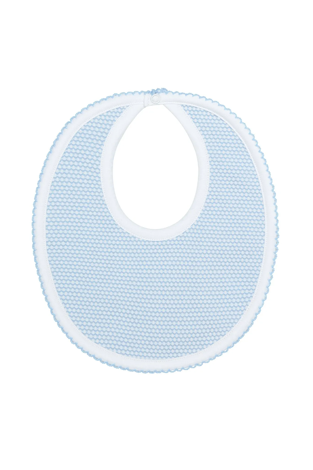 Blue Bubble Baby Bib