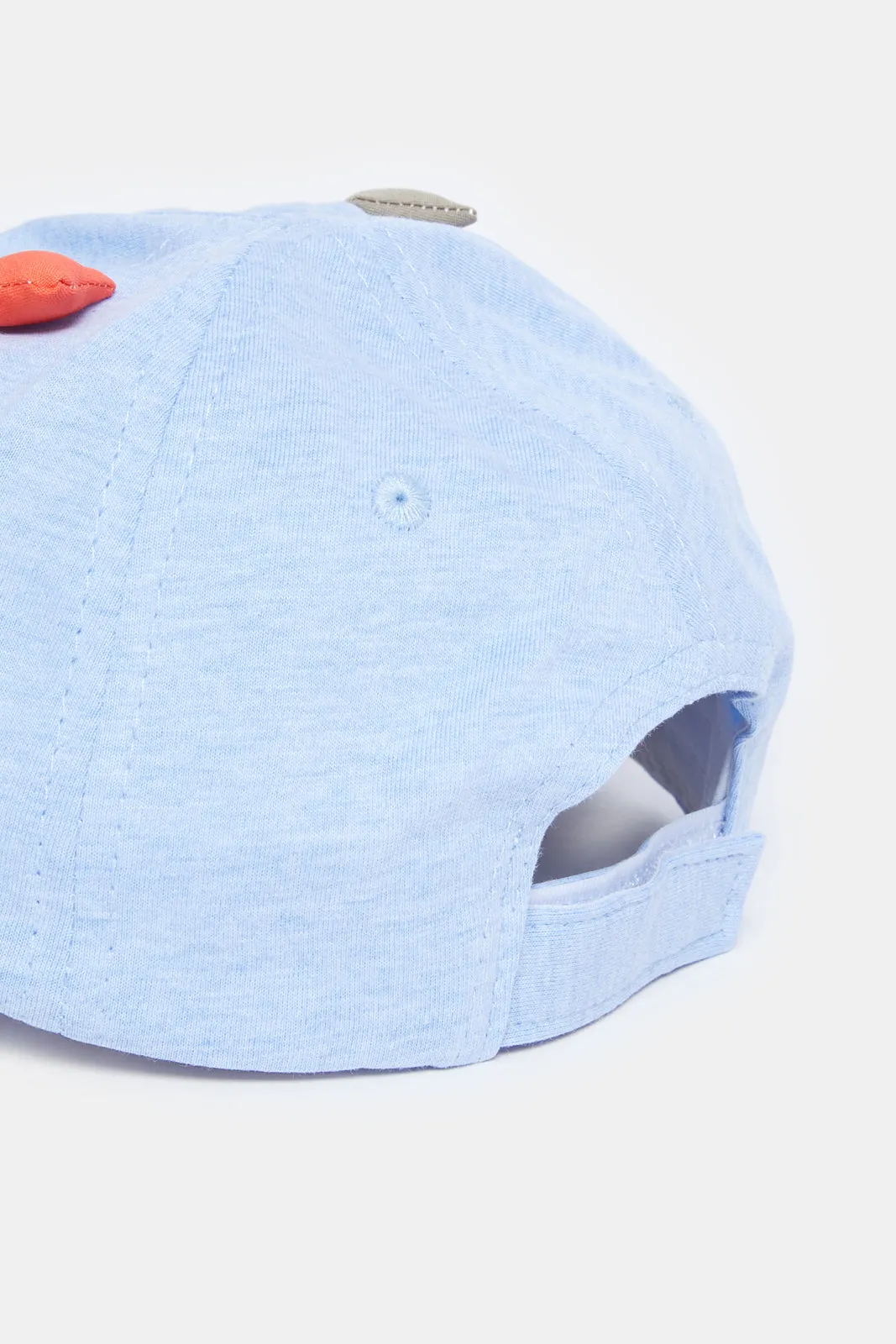 Boys Blue Dino Embroidery Cap