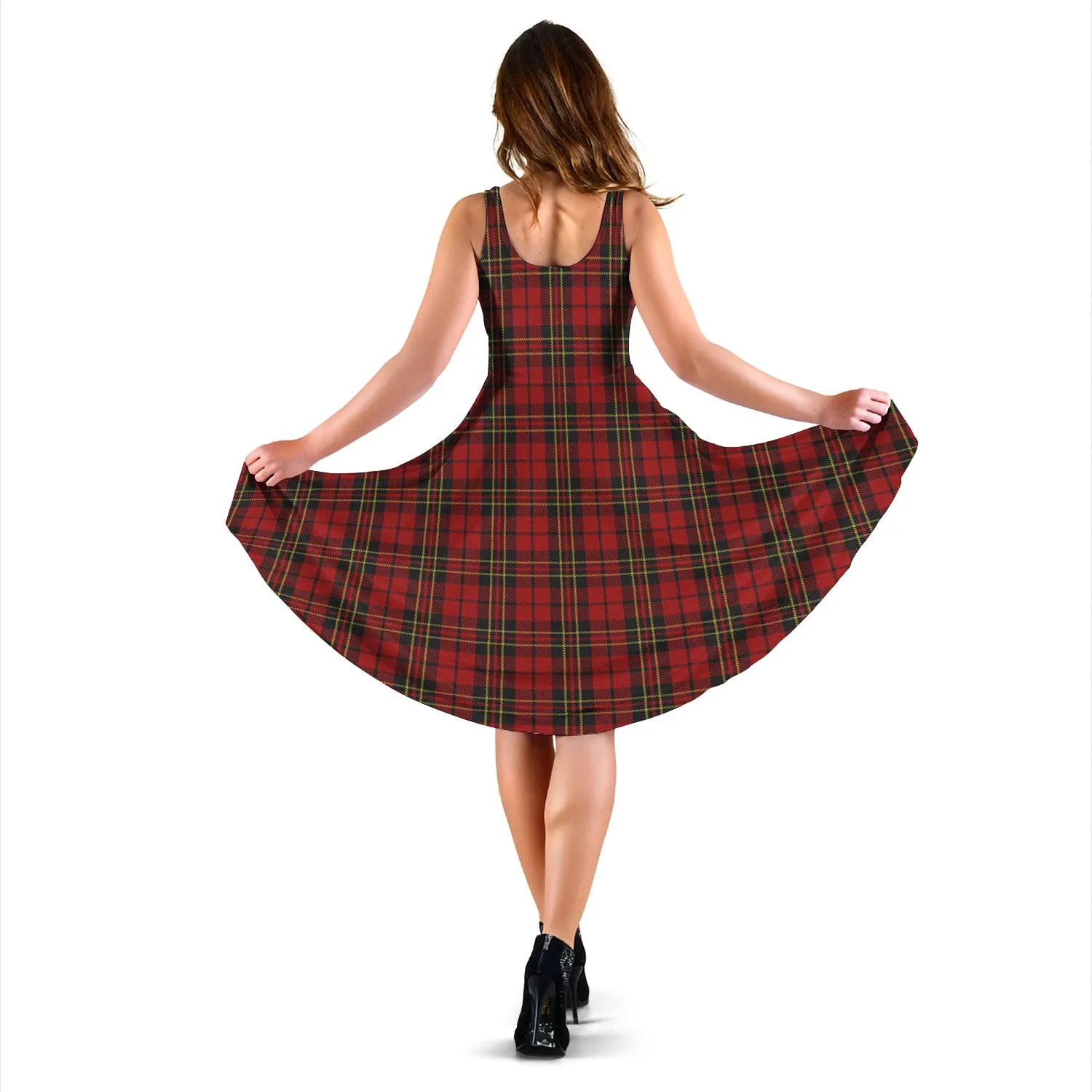 Brodie Tartan Sleeveless Midi Womens Dress