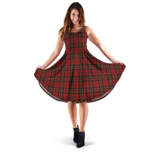 Brodie Tartan Sleeveless Midi Womens Dress