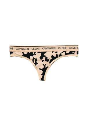 CALVIN KLEIN CK1 COTTON THONG  - CLEARANCE