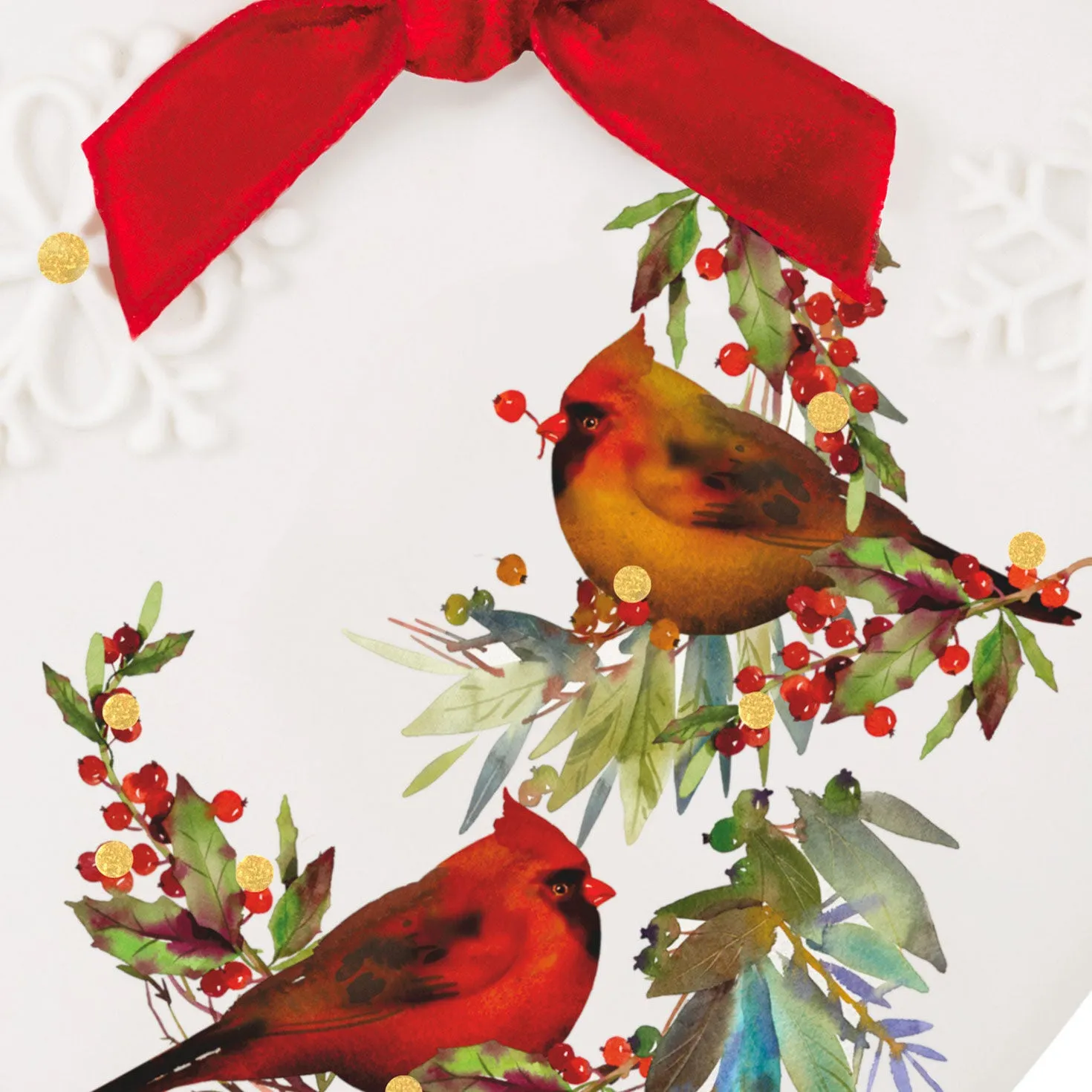 Christmas Cardinals (Porcelain) — 2024 Hallmark Keepsake Christmas Ornament