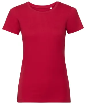 Classic Red - Women's pure organic tee