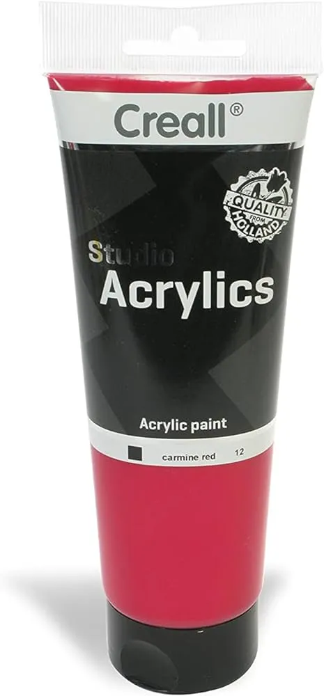 Creall ACRYLICS STUDIO TUBE 120ml 12 CarmineRed