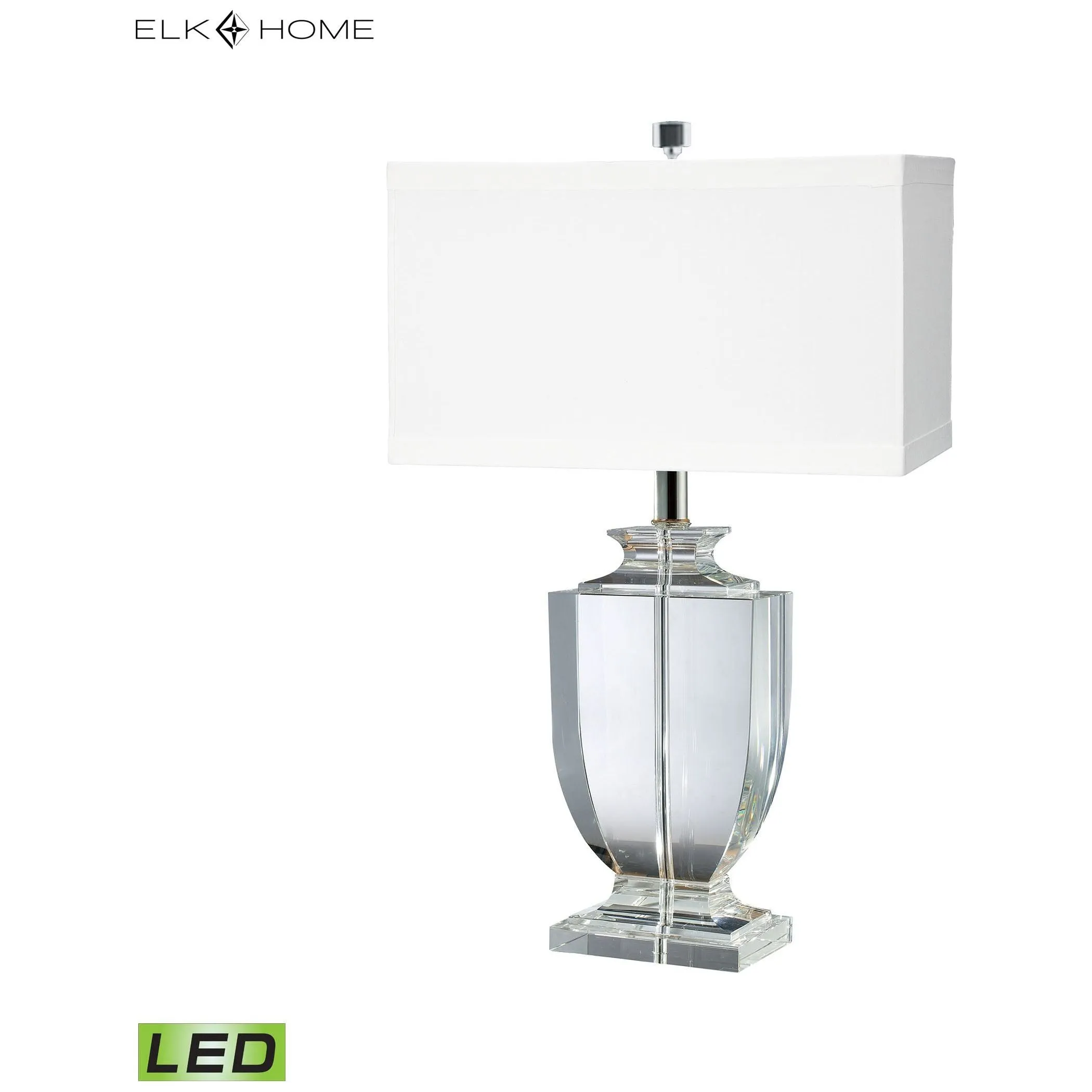 Crystal 27" High 1-Light Table Lamp