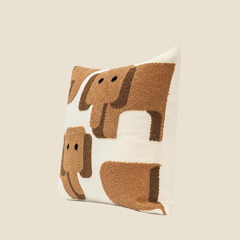 Elephant Patterned Cushion