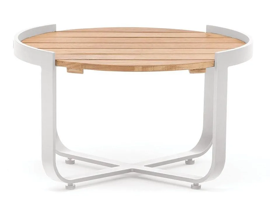 Fino Outdoor Coffee Table - White 60cm