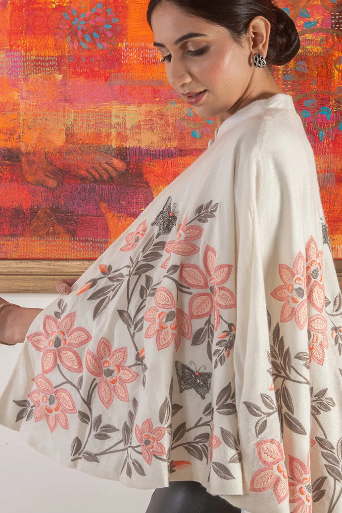 Floral Canvas Cape