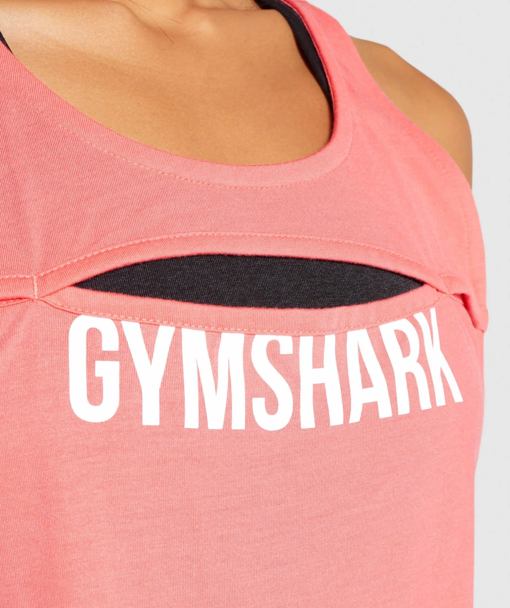 Gymshark Cut Out Vest - Coral