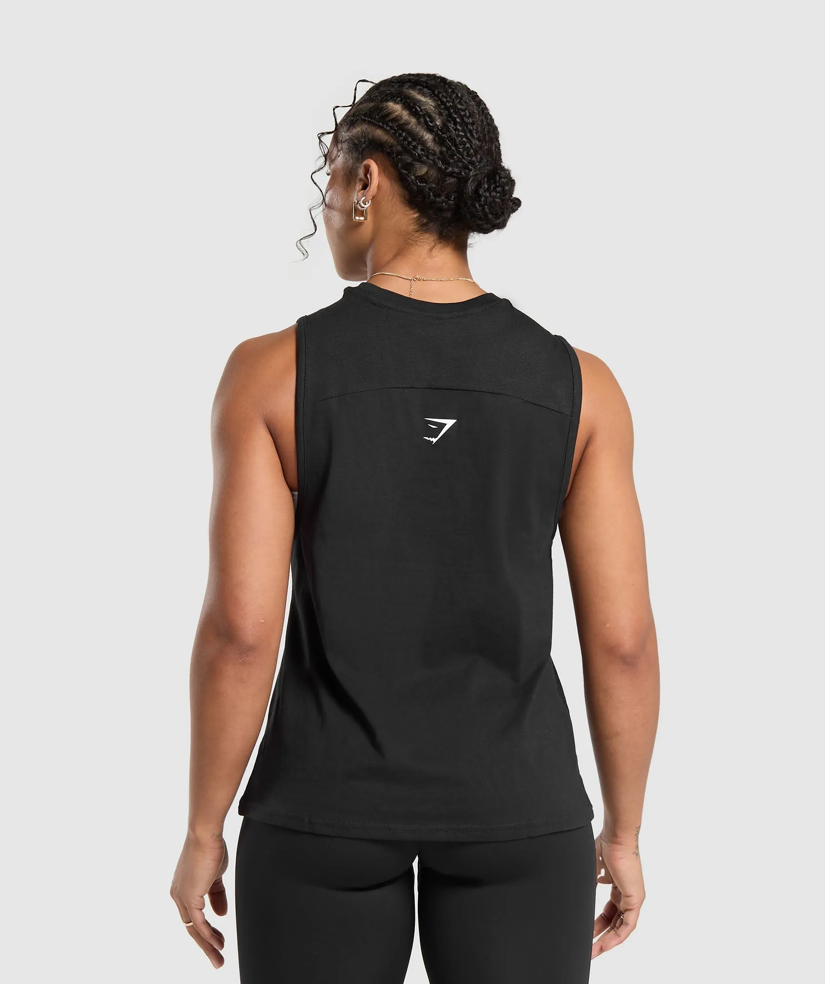 Gymshark Fraction Tank - Black/White