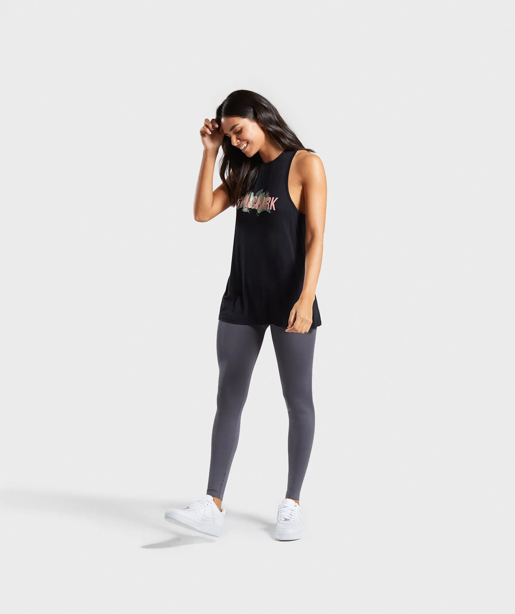 Gymshark Relaxed Graphic Vest - Black