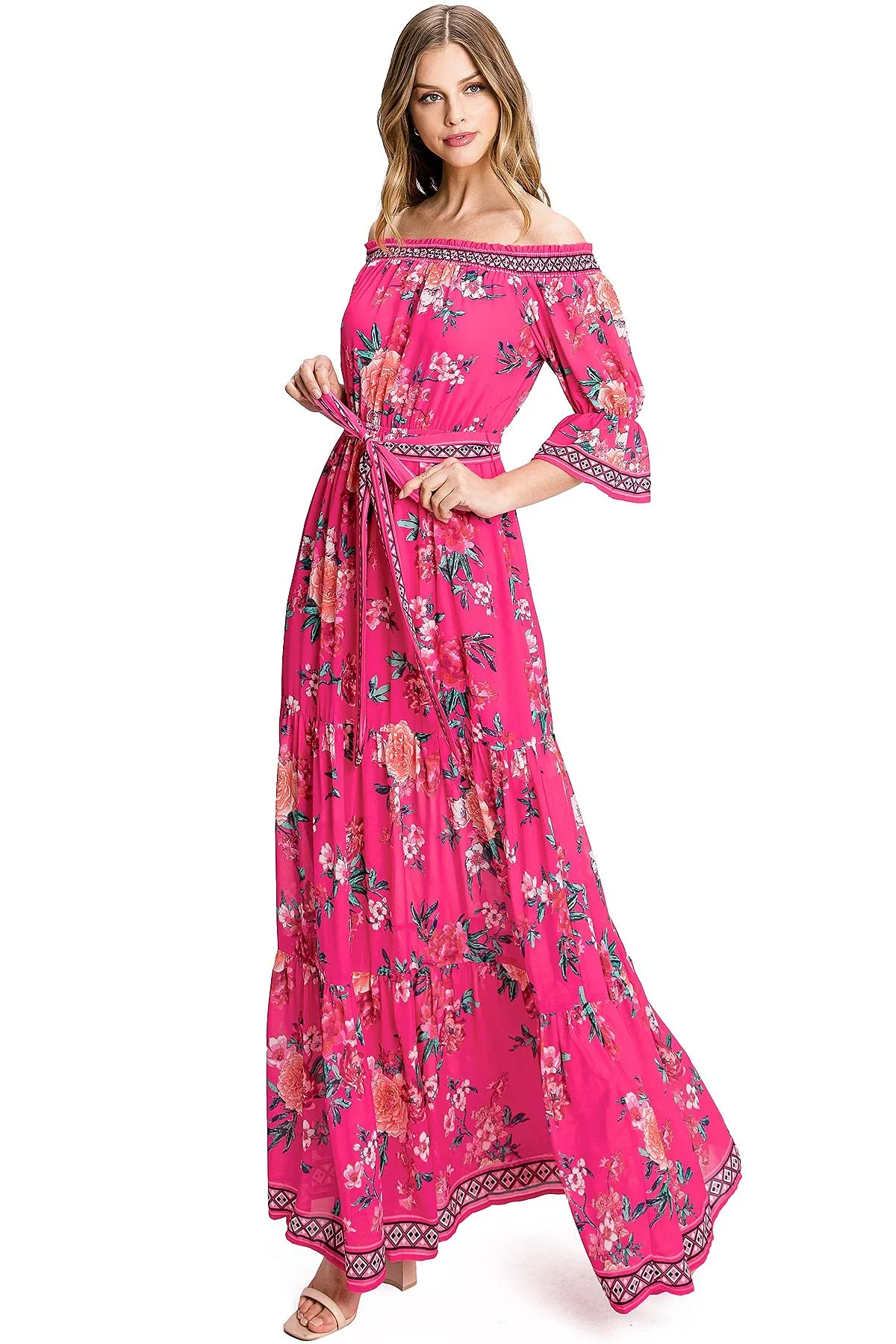 Haute Rose Maxi Dress