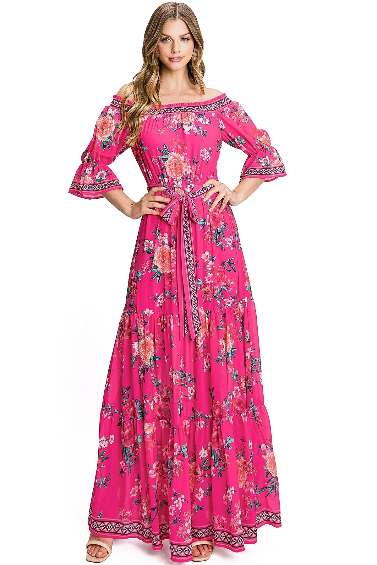 Haute Rose Maxi Dress