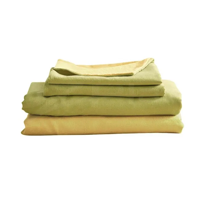 Hypoallergenic Cotton Sheet Set I Single I Yellow