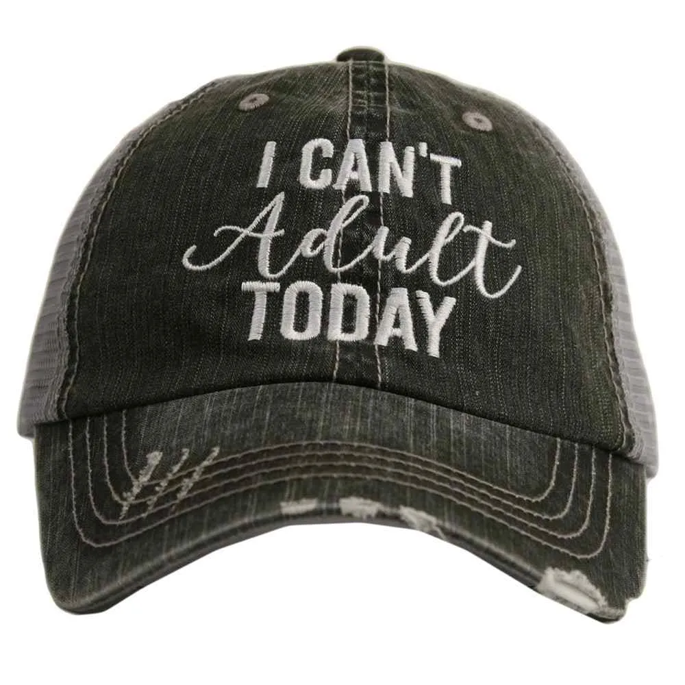 I Can't Adult Today Wholesale Trucker Hats