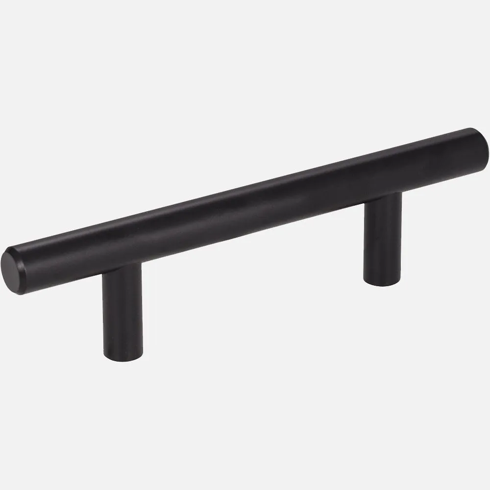 Kasaware 136mm (5-3/8") Overall Length Bar Pull, 2-pack (5-3/8", Matte Black)