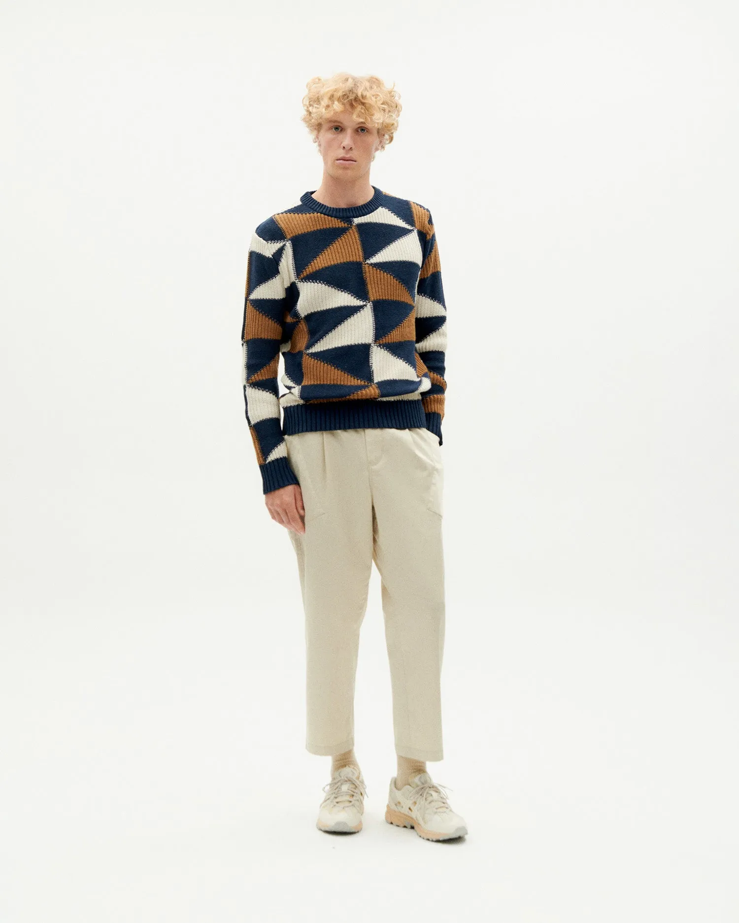 Knitted Guillaume Sweater Blue