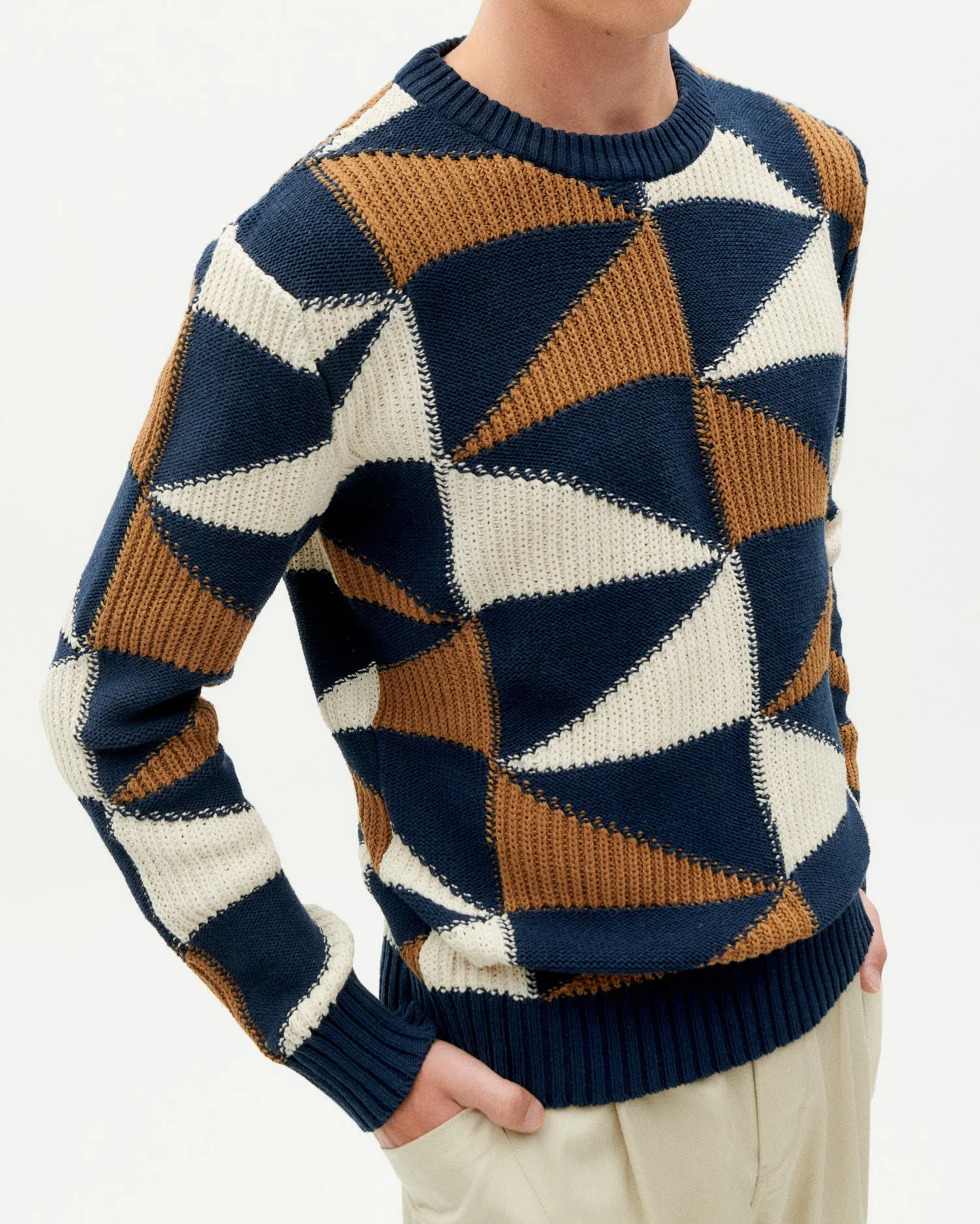 Knitted Guillaume Sweater Blue