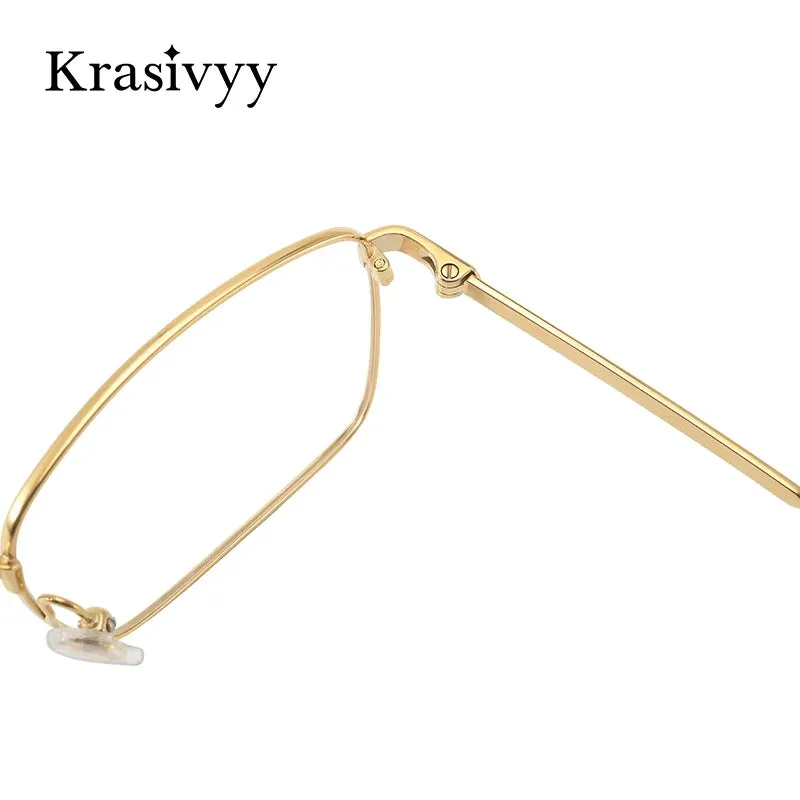 Krasivyy Mens Full Rim Square Titanium Kr03470