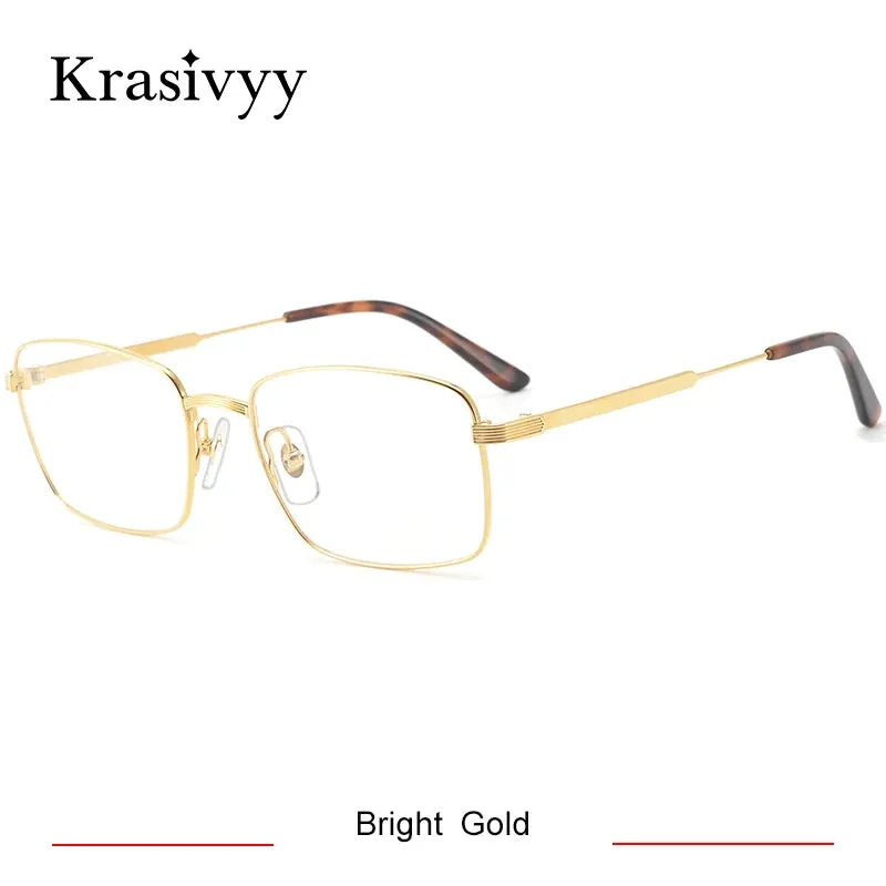 Krasivyy Mens Full Rim Square Titanium Kr03470