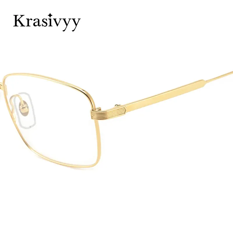 Krasivyy Mens Full Rim Square Titanium Kr03470