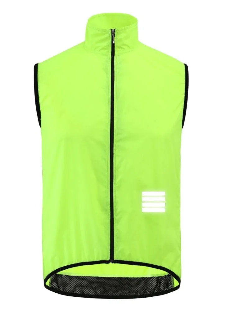 Lightweight Quick-Drying Sports Vest with Zipper and Reflective Elements - SF0583