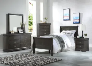 Louis Philippe - Sleigh Bedroom Set