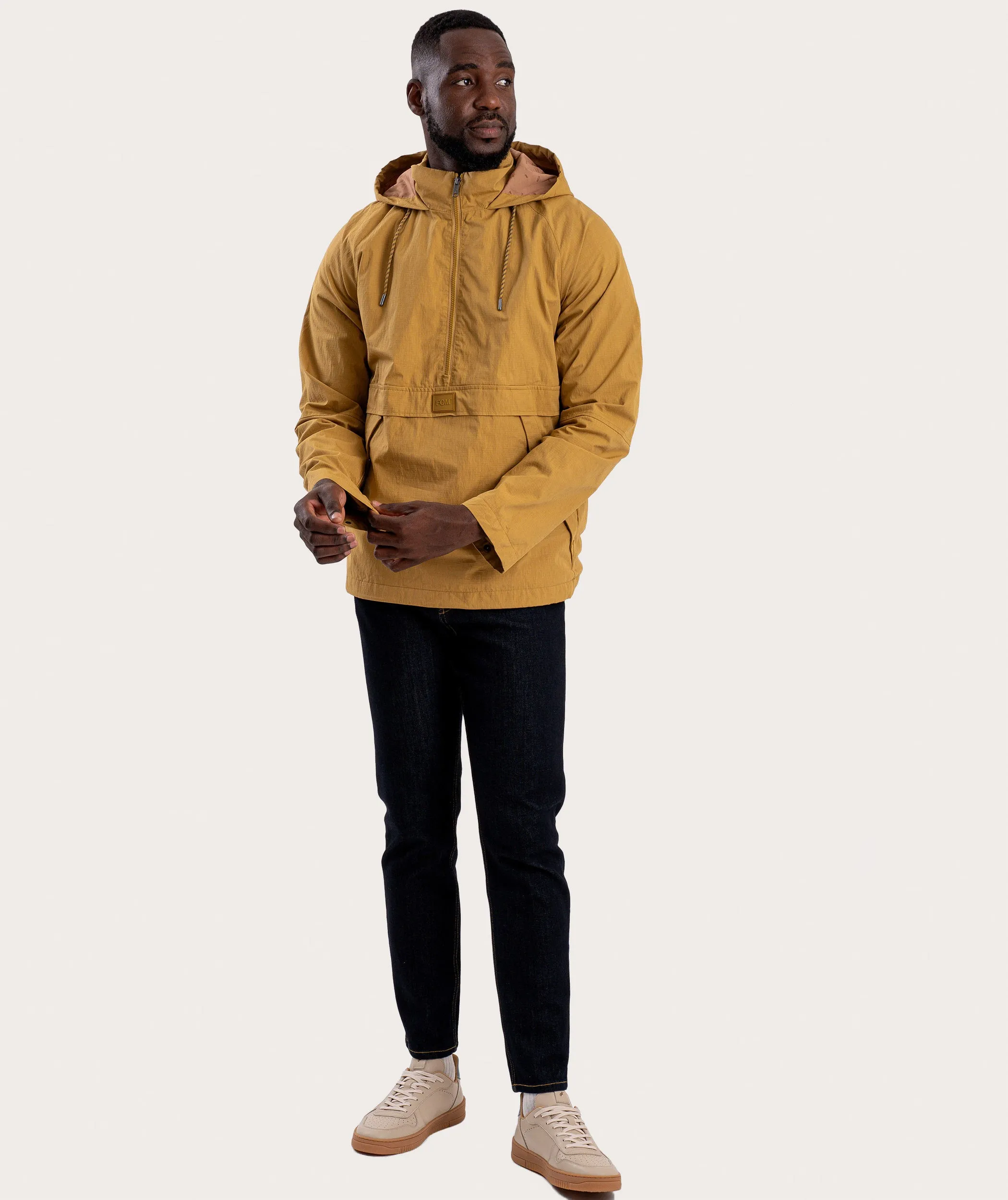 Mens Anorak - Mustard