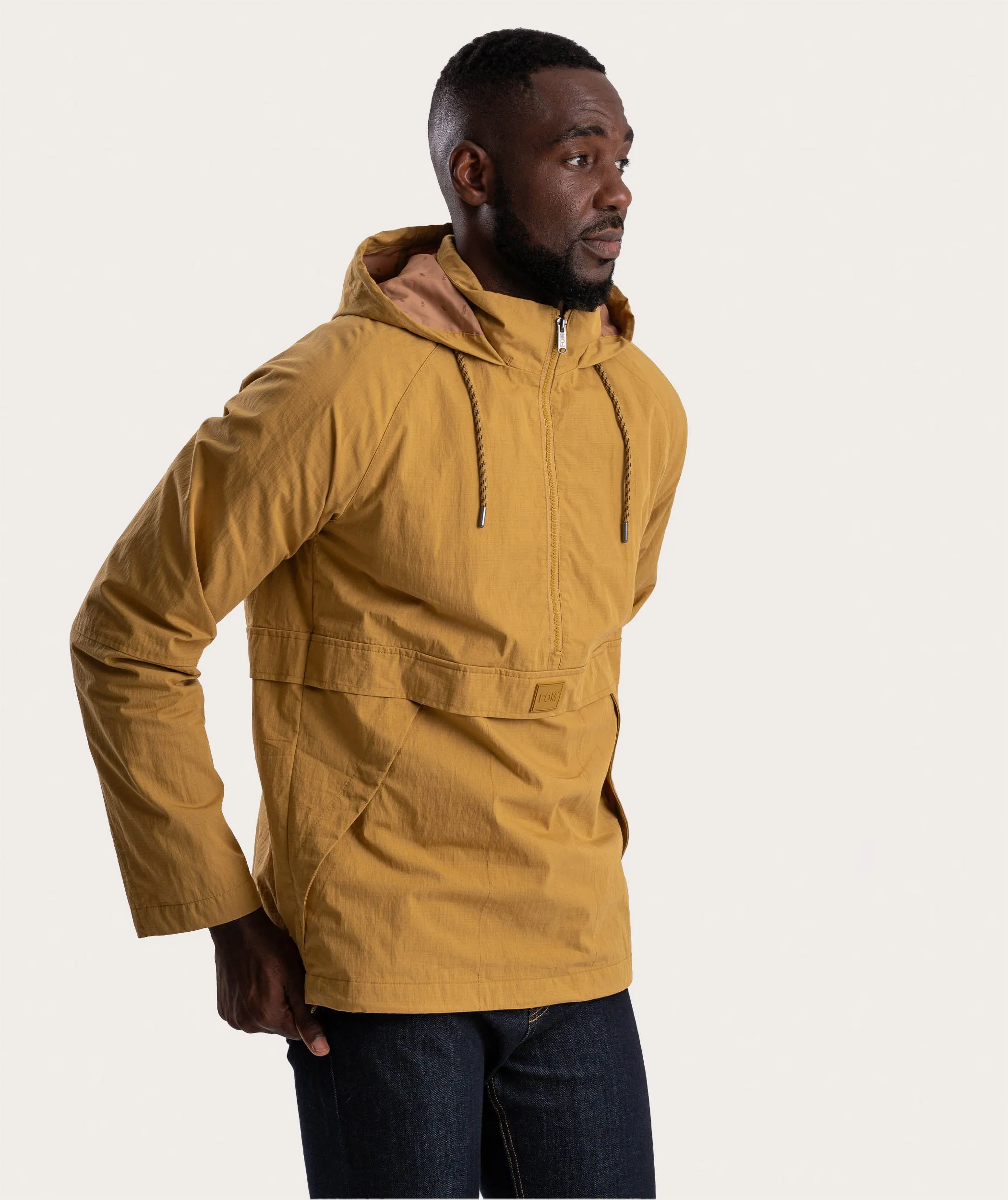 Mens Anorak - Mustard