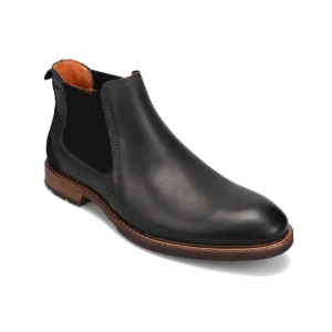 Men's Lodge Plain Toe Black Crazy Horse