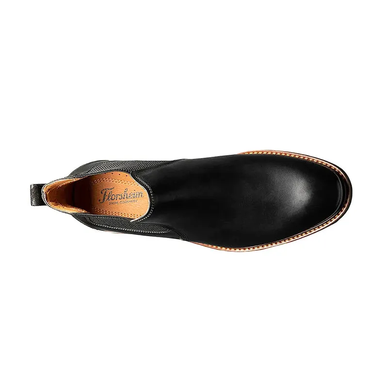 Men's Lodge Plain Toe Black Crazy Horse