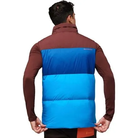 Men's Solazo down vest Cotopaxi, color Chestnut & Saltwater