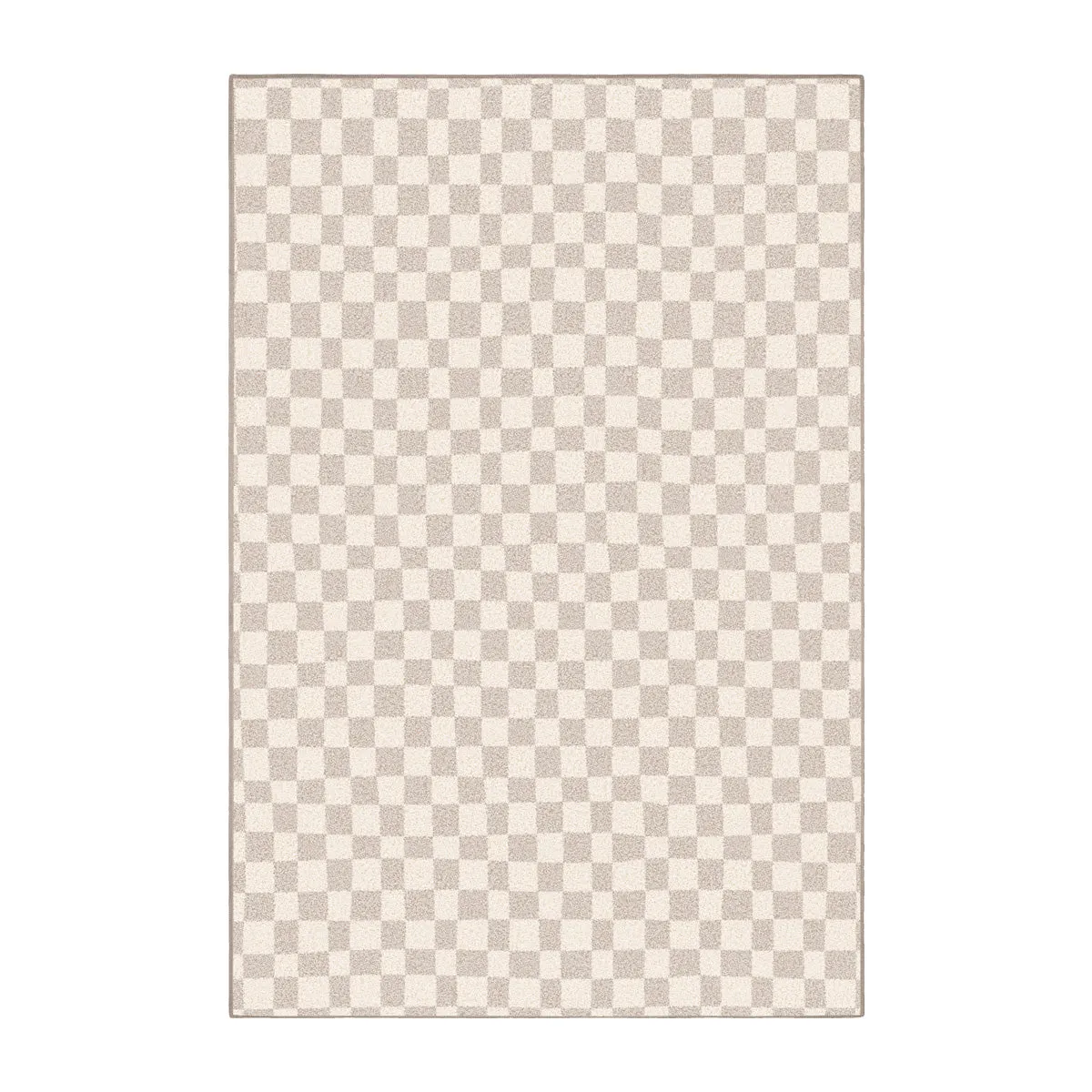 Micro Check Cotton Feel Rug