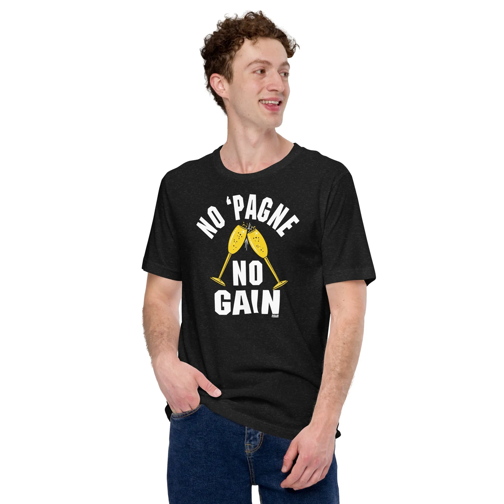 No Pagne No Gain Soft Style T-Shirt