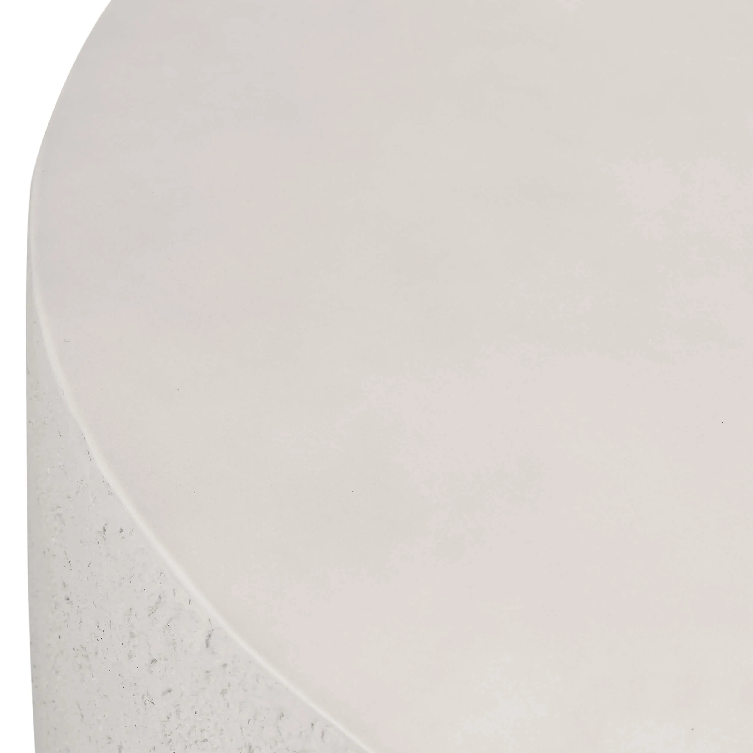 Otero Round Outdoor Coffee Table, White