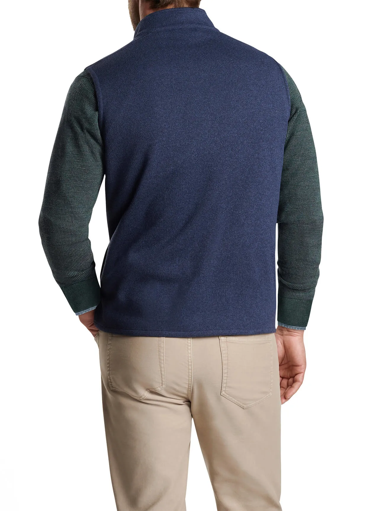 Peter Millar Crown Sweater Custom Fleece Vests, Navy