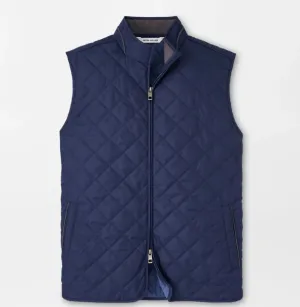 PETER MILLAR ESSEX QUILTED VEST NAVY