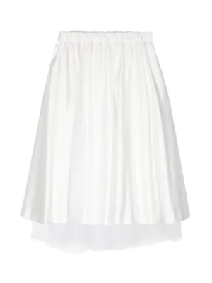 Polyester Satin Nylon Tulle Skirt