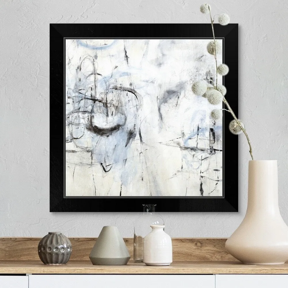 "Buzzing Me Through II" Black Framed Print